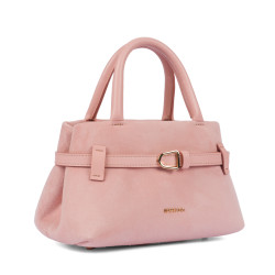 Női kézitáska 056g camoscio baby pink