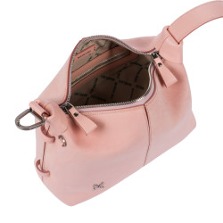 Női kézitáska 037-1g 01 camoscio baby pink