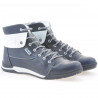 Ghete barbati 421 indigo+alb