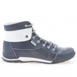 Ghete barbati 421 indigo+alb