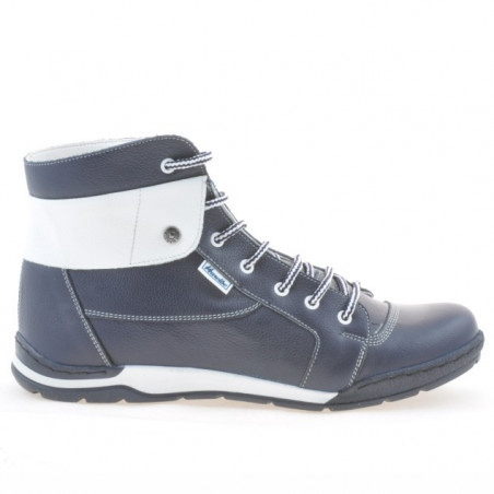 Ghete barbati 421 indigo+alb