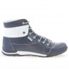Ghete barbati 421 indigo+alb