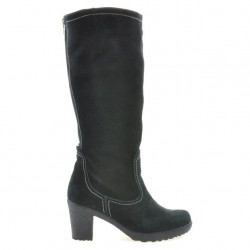 Cizme dama 3258 negru velur