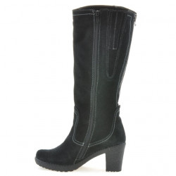 Cizme dama 3258 negru velur