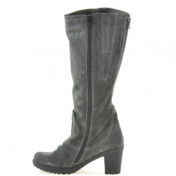 Cizme dama 3258 antracit velur