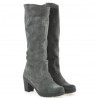 Cizme dama 3258 antracit velur