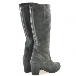 Cizme dama 3258 antracit velur