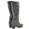 Cizme dama 3258 antracit velur