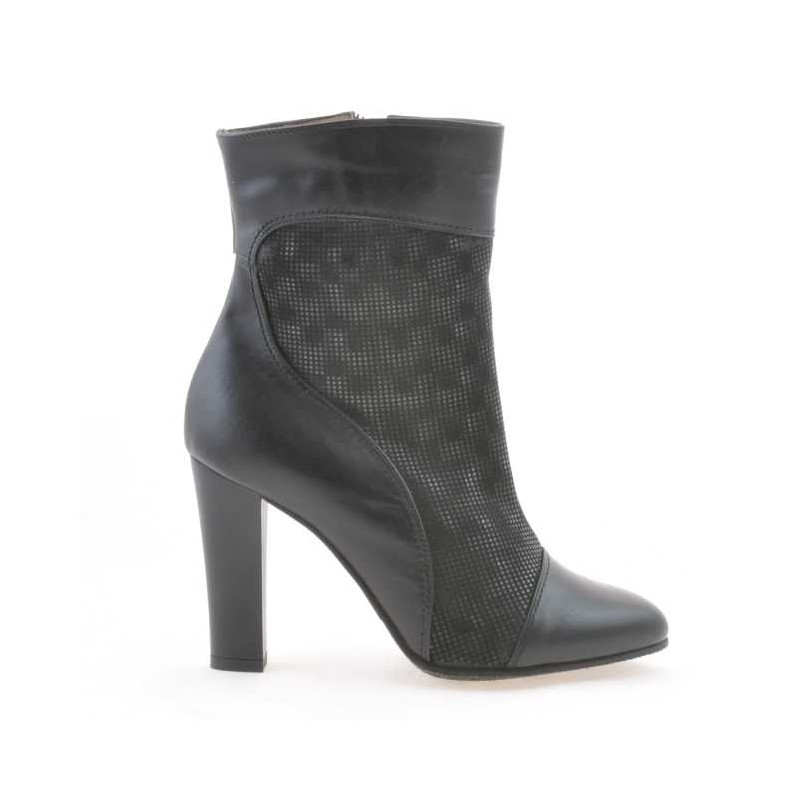 Ghete dama 1146 negru+negru sidef