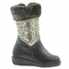 Cizme copii mici 24c negru+tigris