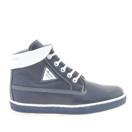 Ghete copii 3206 indigo+alb