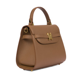 033g női válltáska golden brown