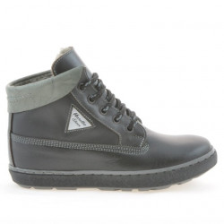 Ghete copii 3206 negru+gri