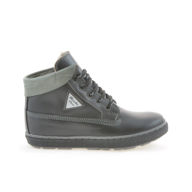 Ghete copii 3206 negru+gri