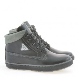 Ghete copii 3206 negru+gri