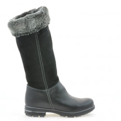 Cizme copii 3203 negru combinat