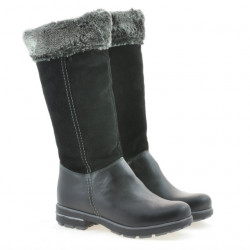 Cizme copii 3203 negru combinat