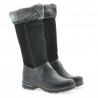 Cizme copii 3203 negru combinat