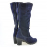 Cizme dama 3258 indigo velur