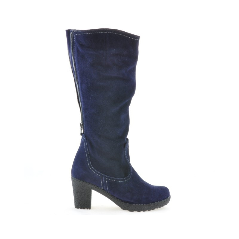 Cizme dama 3258 indigo velur