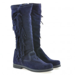 Cizme dama 3243 indigo velur