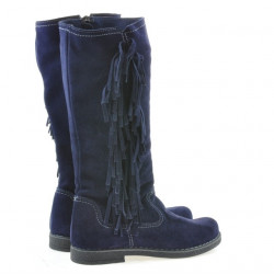 Cizme dama 3243 indigo velur