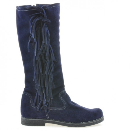 Cizme dama 3243 indigo velur