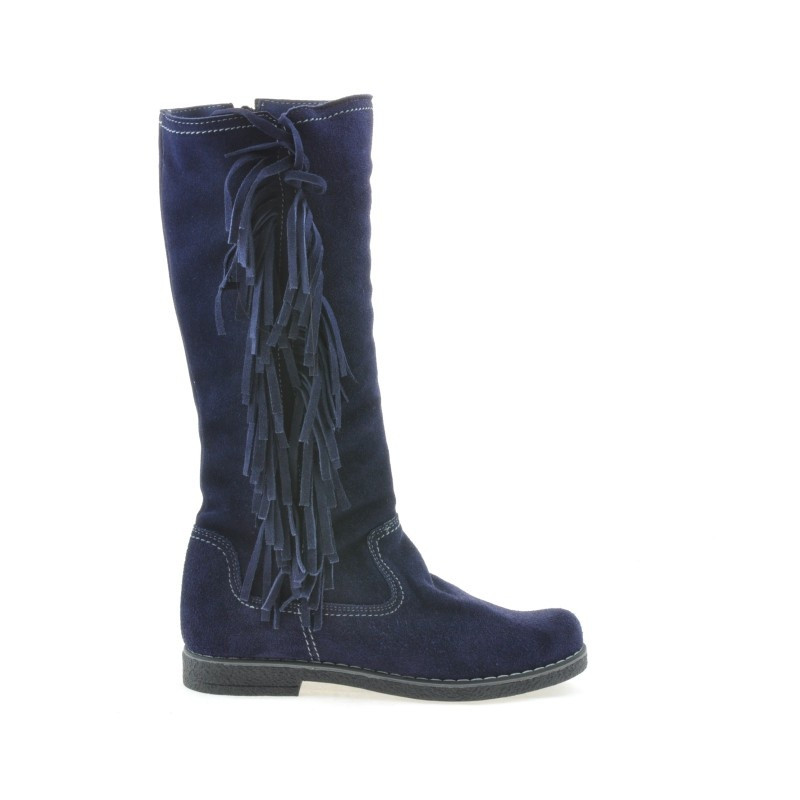 Cizme dama 3243 indigo velur