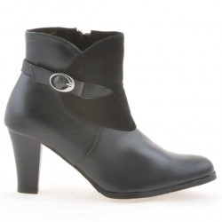 Ghete dama 1124 negru+negru antilopa