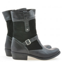 Ghete dama 289 negru combinat