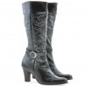 Cizme dama 017 crep lac negru