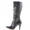 Cizme dama 008 negru combinat