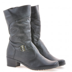 Női csizma 261 fekete+crep fekete