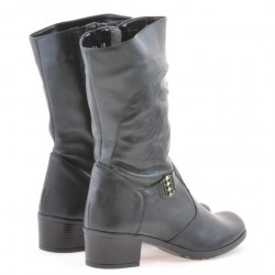 Női csizma 261 fekete+crep fekete