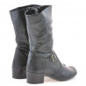 Női csizma 261 fekete+crep fekete