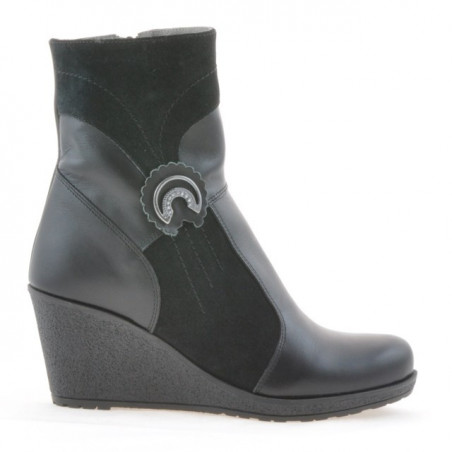 Ghete dama 3220 negru combinat