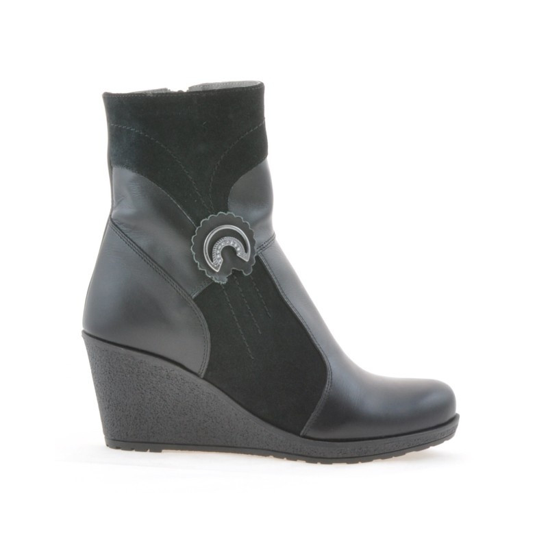 Ghete dama 3220 negru combinat