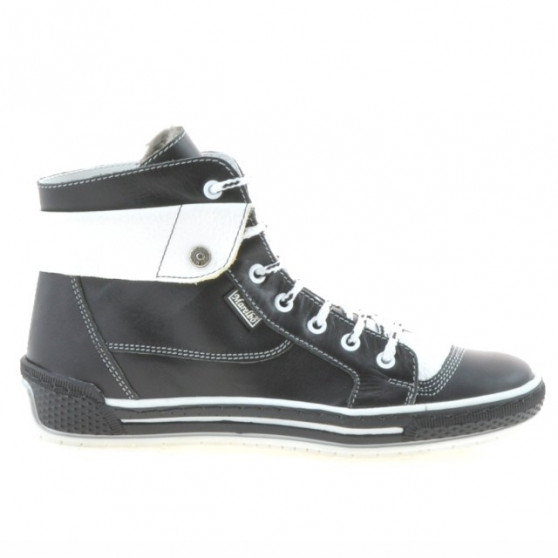 Ghete dama 258 negru+alb Ghete dama 258 negru+alb