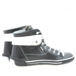 Ghete dama 258 negru+alb