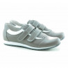 Pantofi sport dama 194 gri+alb