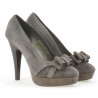 Pantofi eleganti dama 1095 capucino antilopa