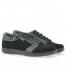 Pantofi sport barbati 723 negru velur 