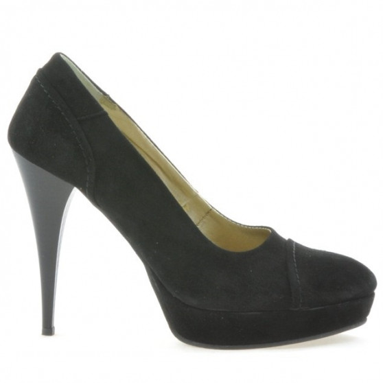 Pantofi eleganti dama 1082 negru antilopa Pantofi eleganti dama 1082 negru antilopa