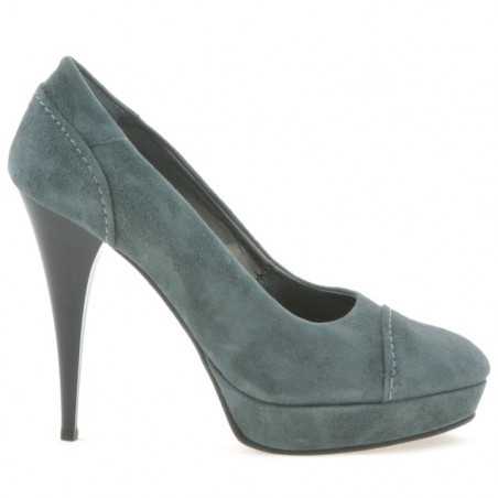 Pantofi eleganti dama 1082 gri antilopa