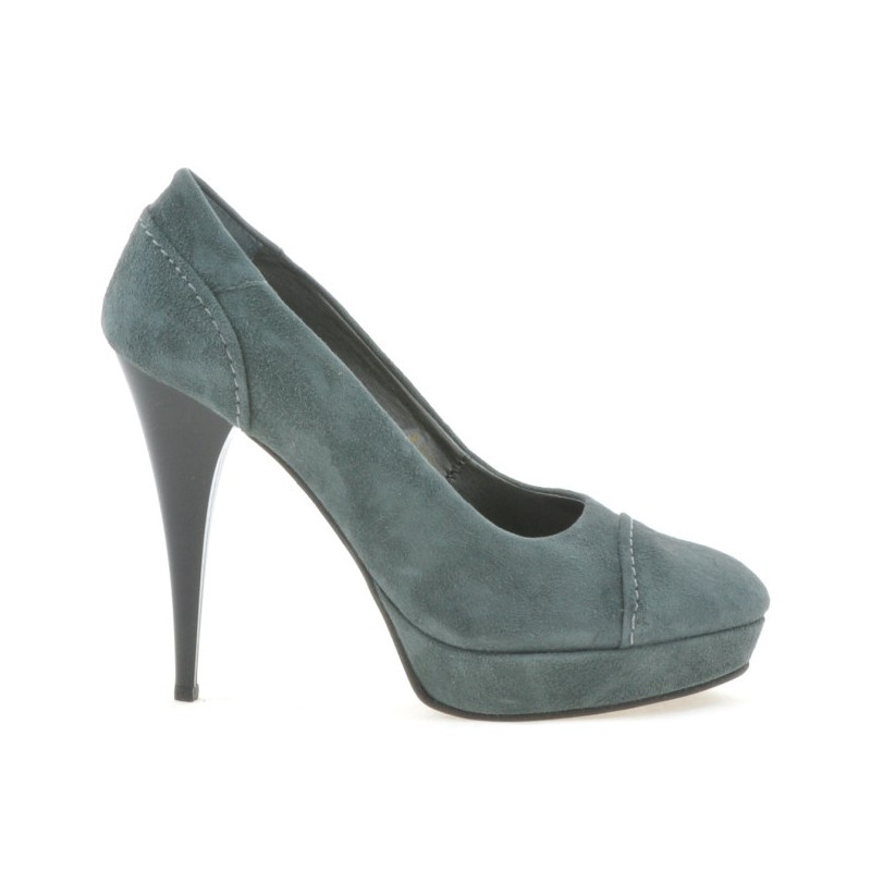 Pantofi eleganti dama 1082 gri antilopa