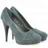 Pantofi eleganti dama 1082 gri antilopa