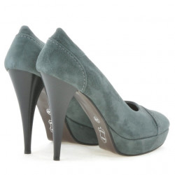 Pantofi eleganti dama 1082 gri antilopa