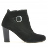 Ghete dama 1123 negru+negru antilopa