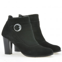 Ghete dama 1123 negru+negru antilopa