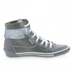 Ghete dama 258 gri combinat